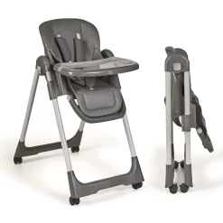 MS Innovaciones Chaise haute Tasty Eco Gris foncé