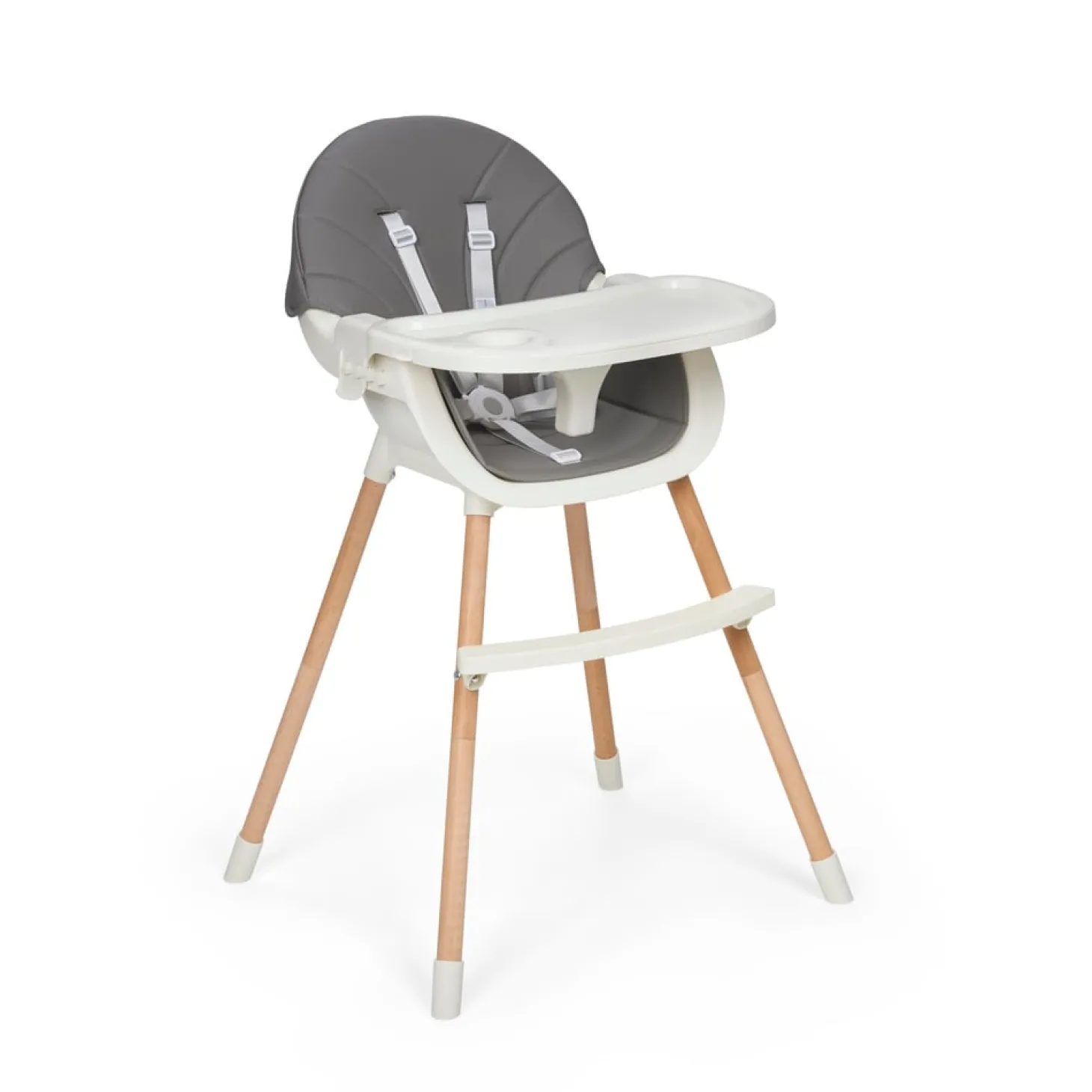 MS Innovaciones Chaise haute Mika Gris