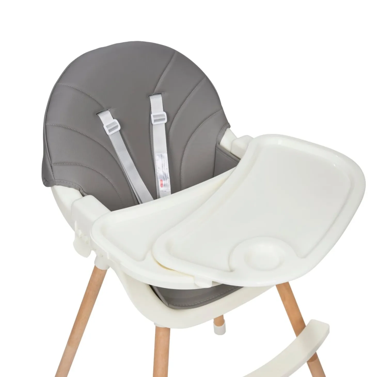 MS Innovaciones Chaise haute Mika Gris