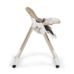 MS Innovaciones Chaise haute Tasty Eco Beige Châssis Clair