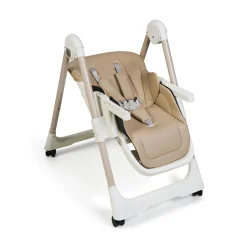 MS Innovaciones Chaise haute Tasty Eco Beige Châssis Clair