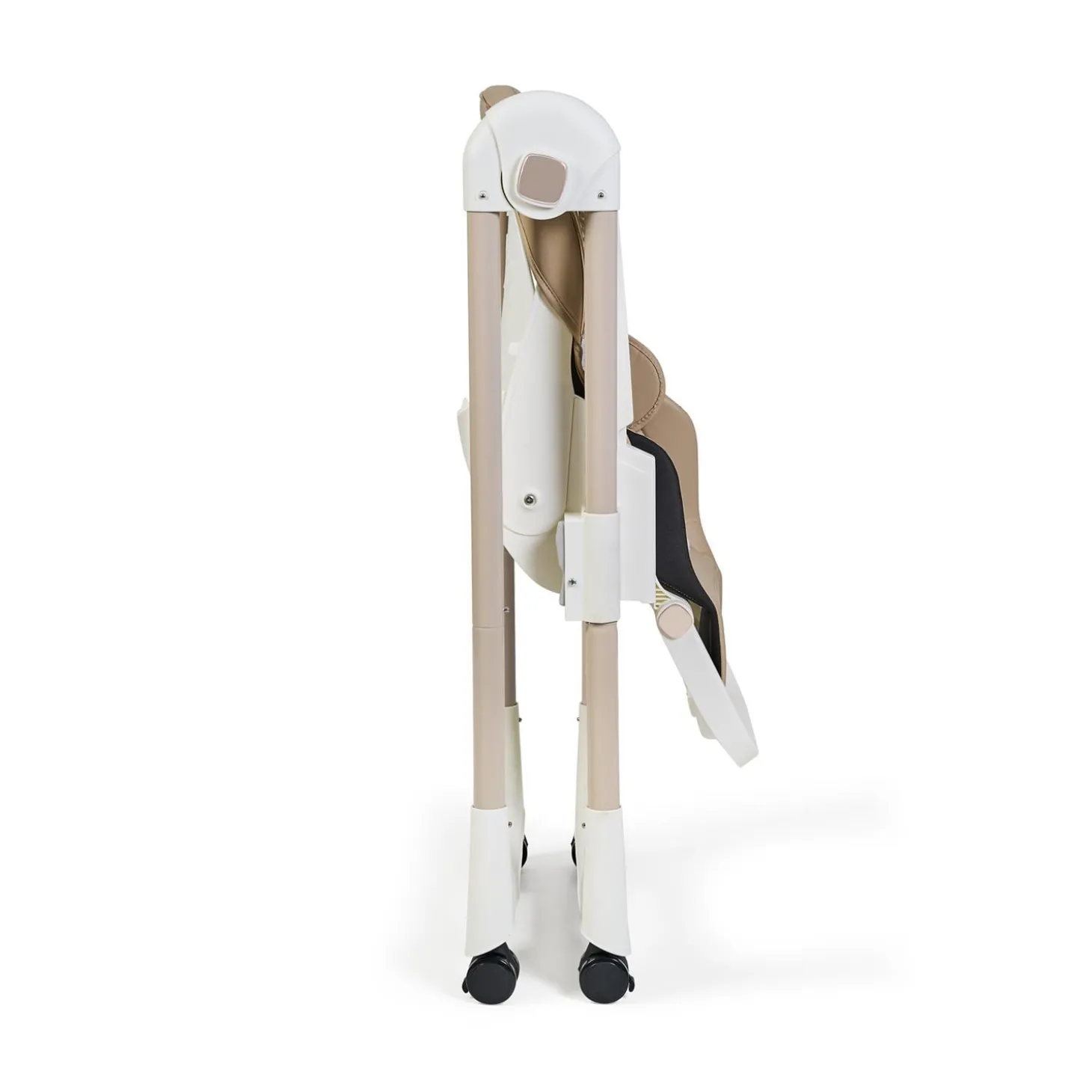MS Innovaciones Chaise haute Tasty Eco Beige Châssis Clair