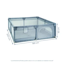 MS Innovaciones                    Parc de jeux pour enfants XXL    Nylon Gris