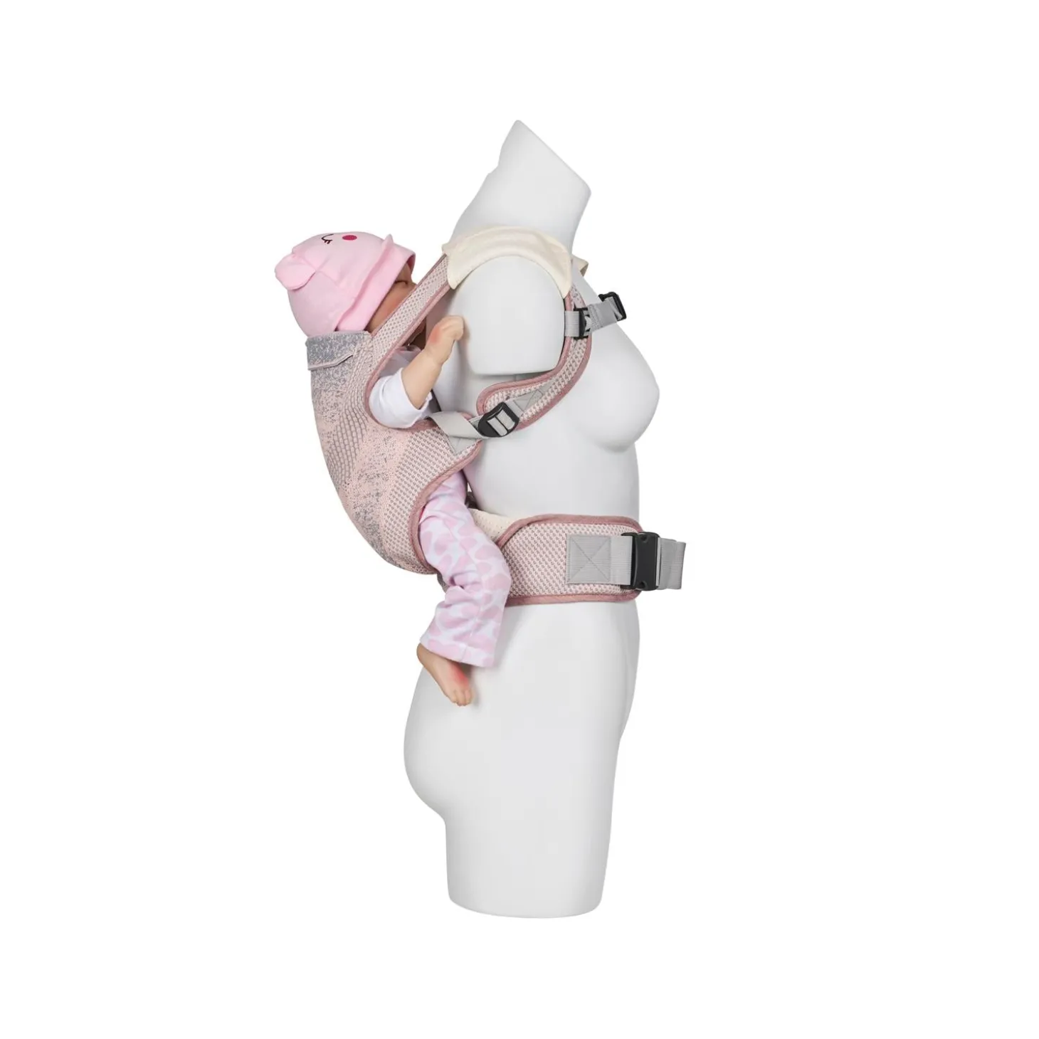 MS Innovaciones Porte-bébé Kanguro Rose