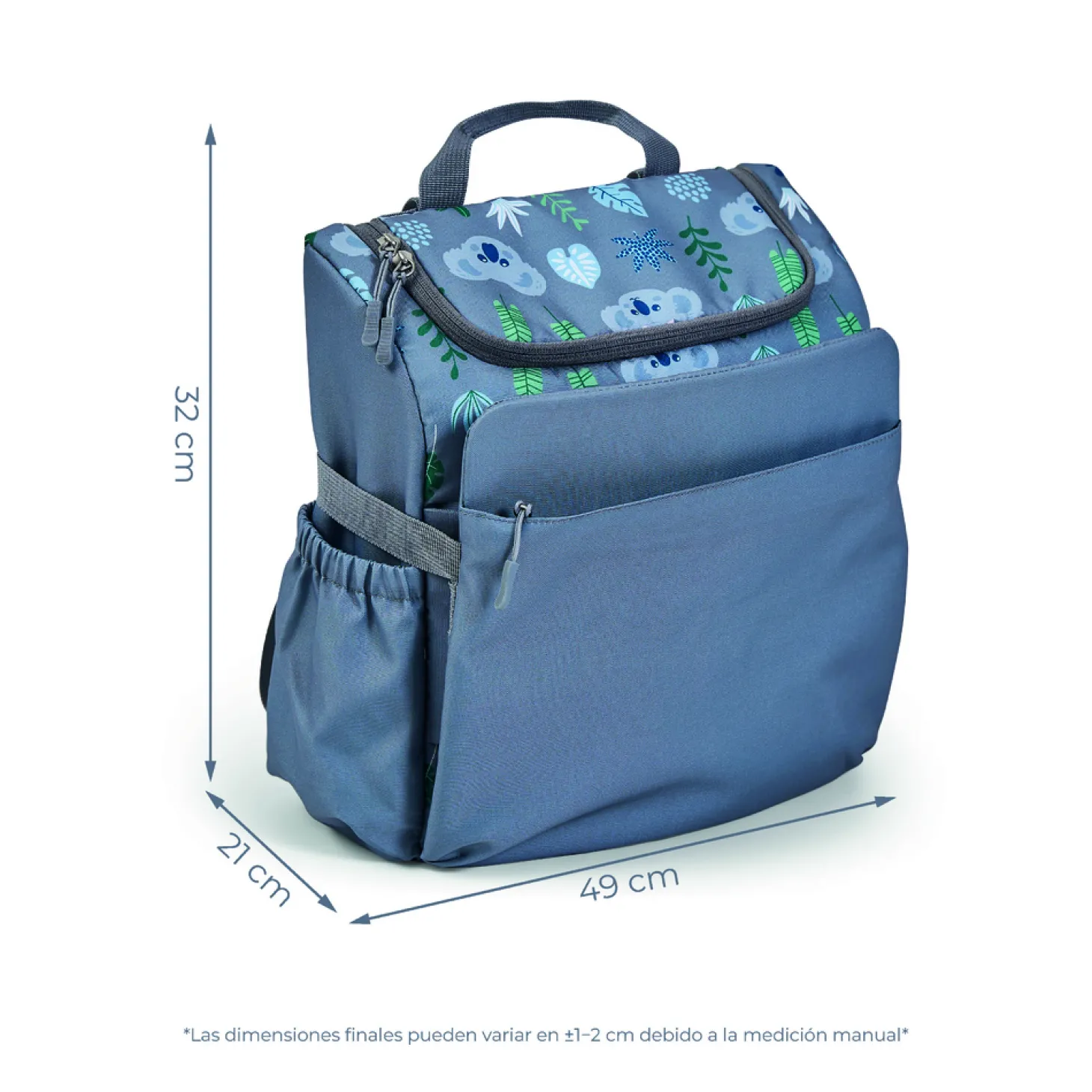 MS Innovaciones Sac de chaise haute portable Koala Gris