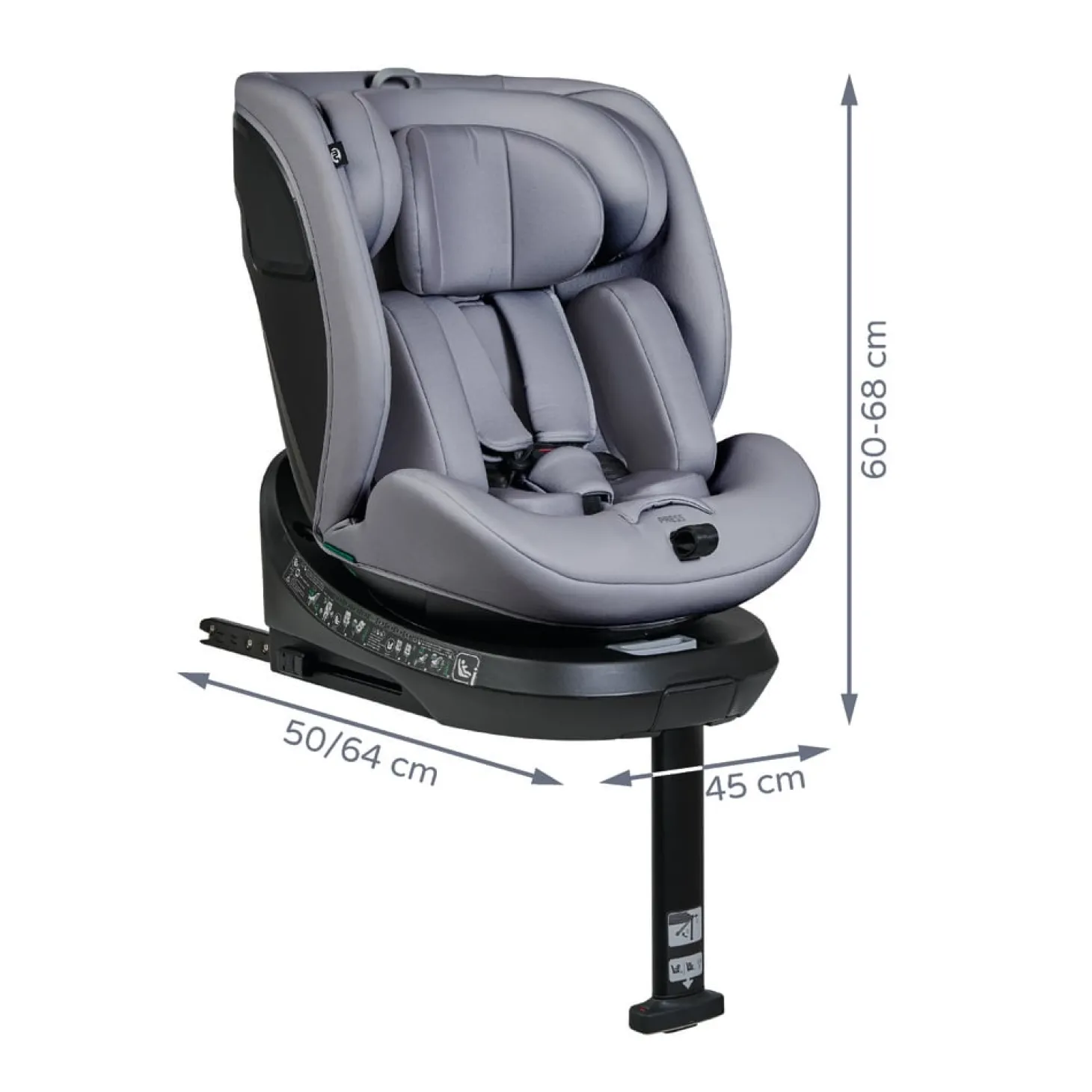 MS Innovaciones Siège auto Denver Gris Clair