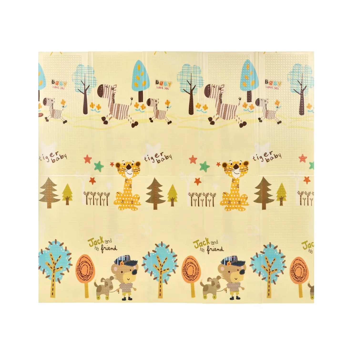 MS Innovaciones Tapis de jeu trendy girafe Giraffa Scooter 180x200 cm