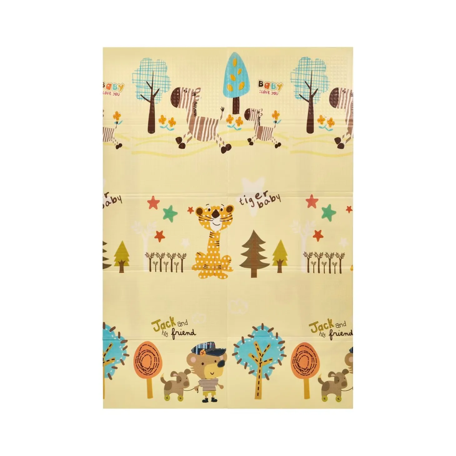 MS Innovaciones Tapis de jeu trendy girafe Zèbre-Girafe 120x180 cm