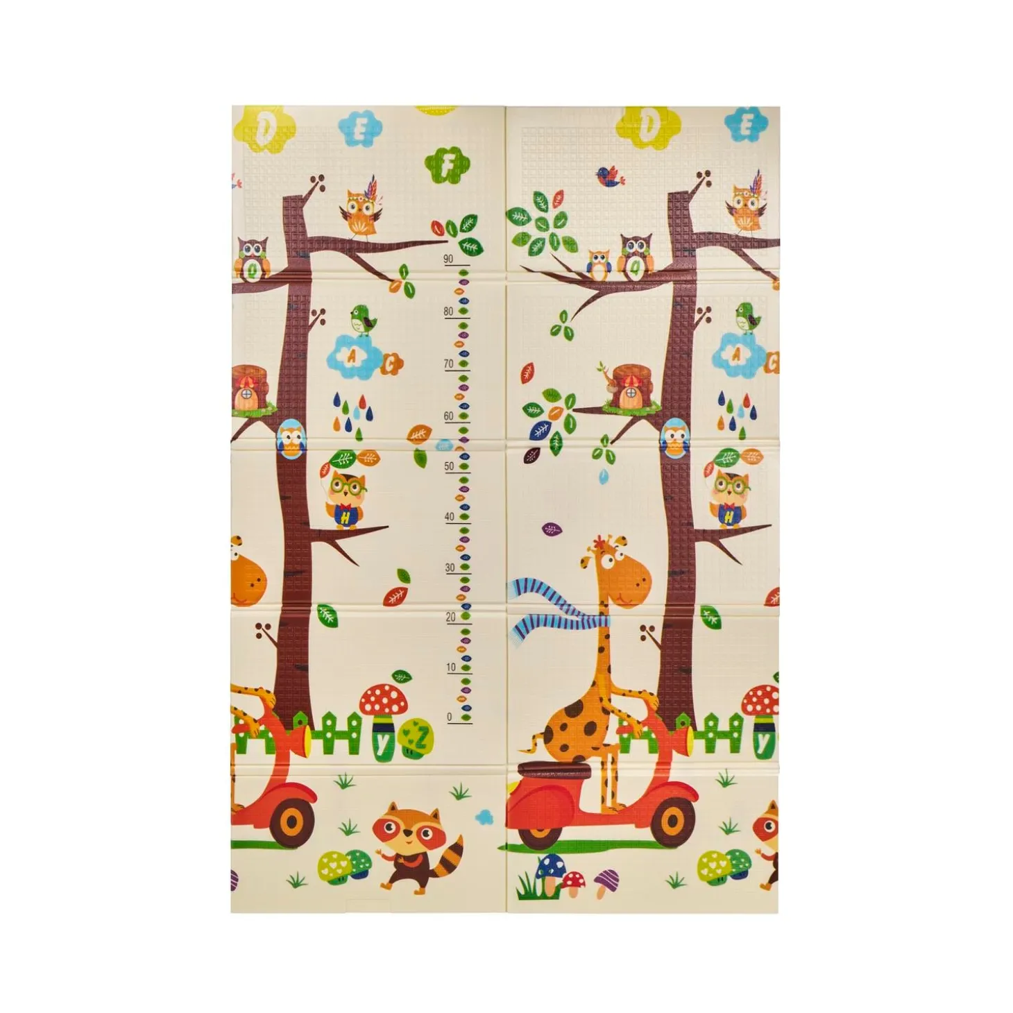 MS Innovaciones Tapis de jeu trendy girafe Zèbre-Girafe 120x180 cm