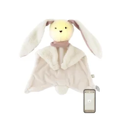 MY HUMMY                    Doudou Lapin 5en1 mechanisme + Appli bluethoot    Ecru-Rose