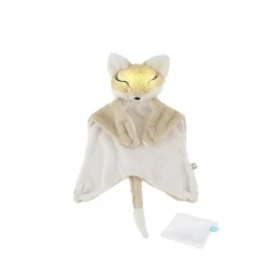 MY HUMMY Doudou renard Duo 5en1 avec bouillote Ecru-Beige