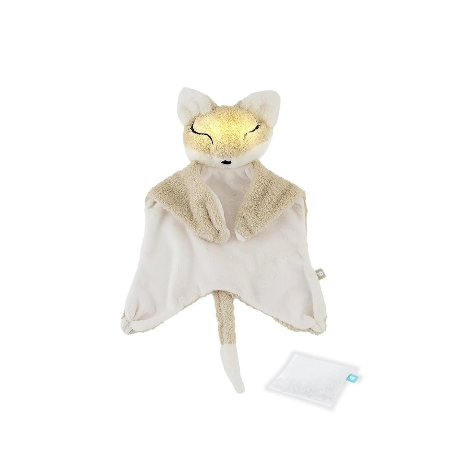 MY HUMMY Doudou renard Duo 5en1 avec bouillote Ecru-Beige