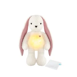 MY HUMMY                    Peluche Lapin 5en1 Duo avec Bouillote    Ecru-Rose