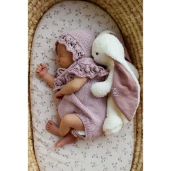MY HUMMY                    Peluche Lapin mechanism + appli bluethoot    Ecru-Rose