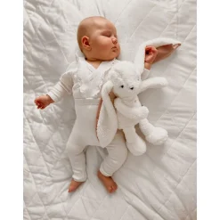 MY HUMMY                    Peluche Lapin mechanism + appli bluethoot    Ecru-Rose