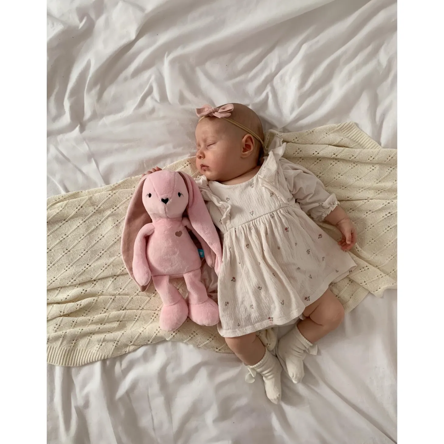 MY HUMMY Peluche musicale Lapin minky mechanism MS02 Rose