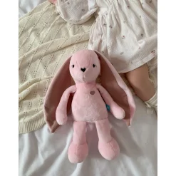 MY HUMMY Peluche musicale Lapin minky mechanism MS02 Rose