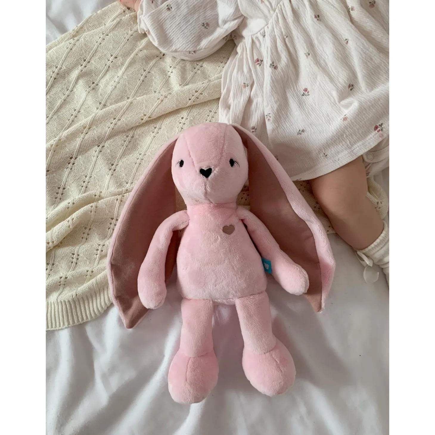 MY HUMMY Peluche musicale Lapin minky mechanism MS02 Rose