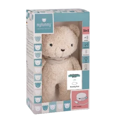 MY HUMMY Peluche Ours Duo 5en1 avec bouillote Beige