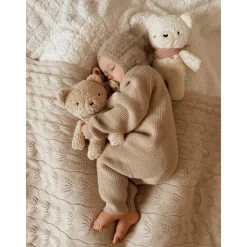MY HUMMY Peluche Ours mechanisme + bouillote + appli bluethoot Beige