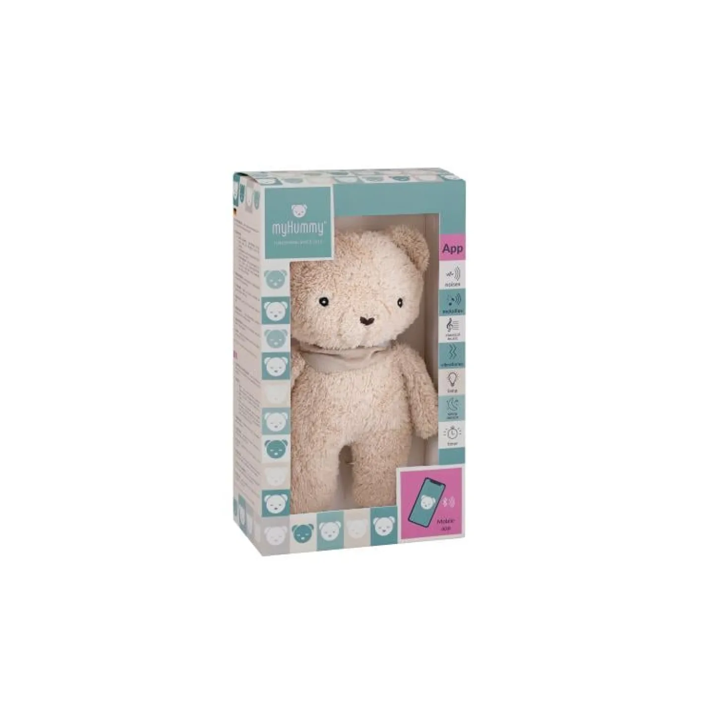 MY HUMMY Peluche Ours mechanism + appli bluethoot Beige