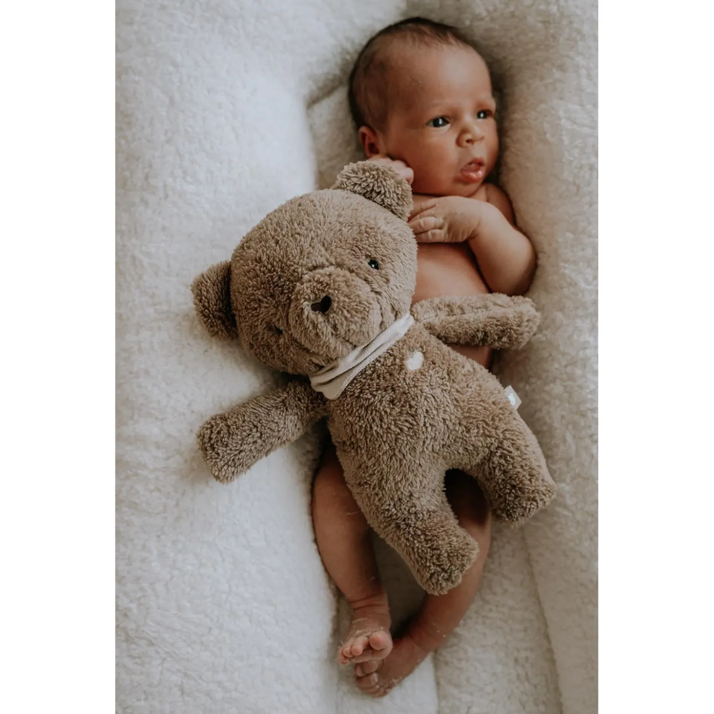 MY HUMMY Peluche Ours mechanisme + bouillote + appli bluethoot Brown