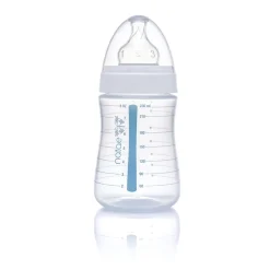 Natae                    Biberon PP col large déb variable silicone    230 ml