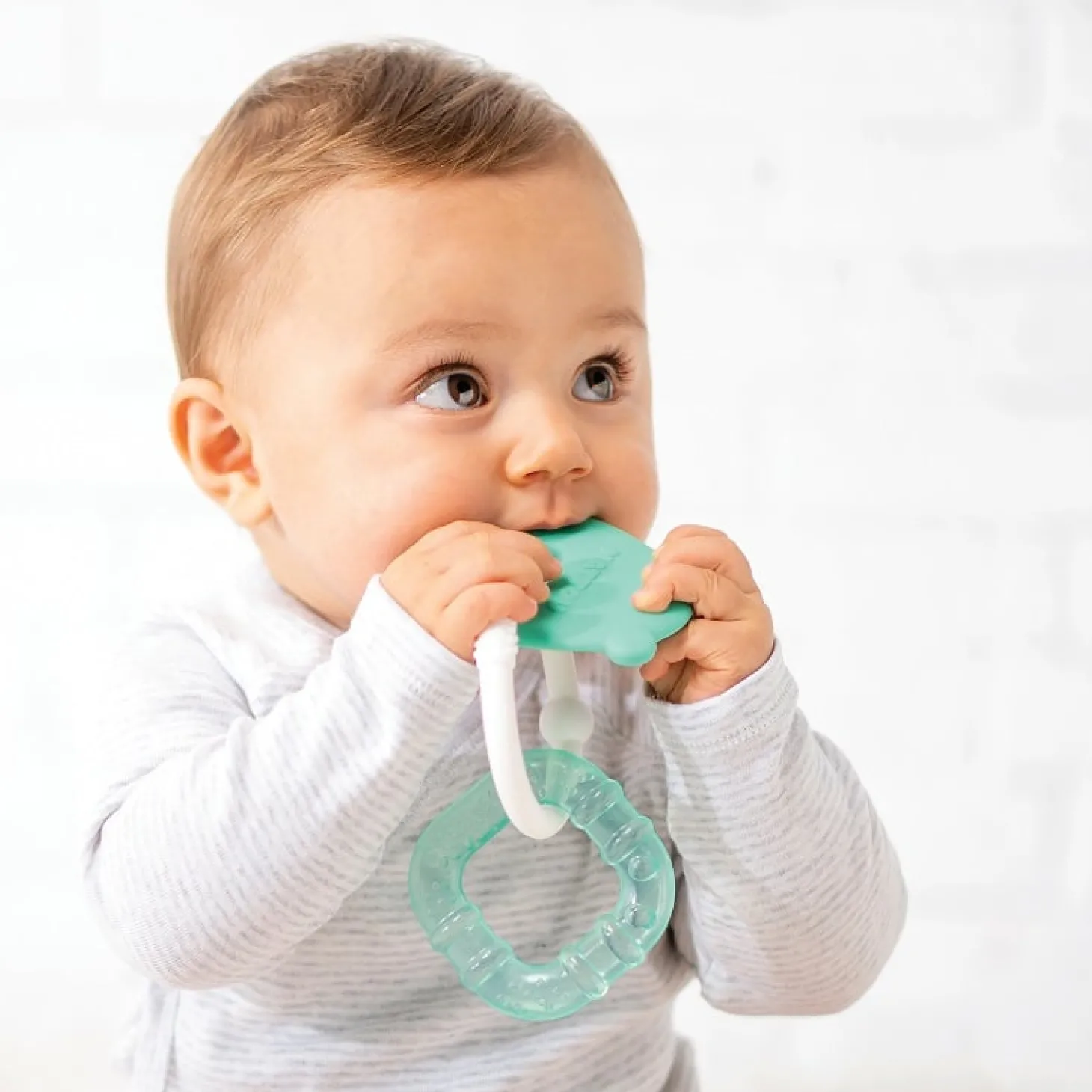 Nattou Anneau de dentition réfrigérant Vert