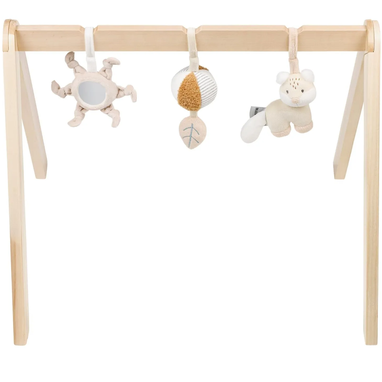 Nattou Arche en bois avec éléments à pendre Beige