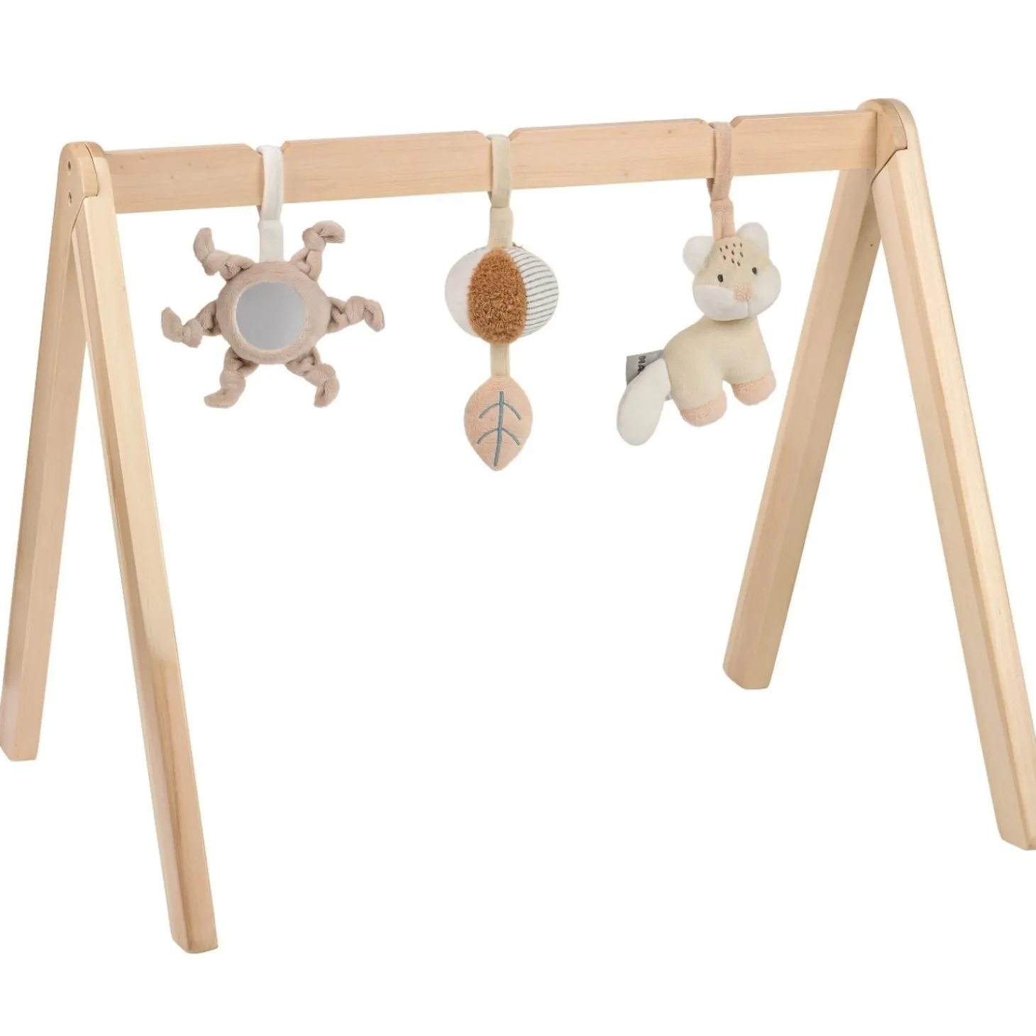 Nattou Arche en bois avec éléments à pendre Beige