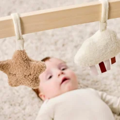 Nattou Arches en bois avec jouets à Suspendre Teddy Bois/ Naturel