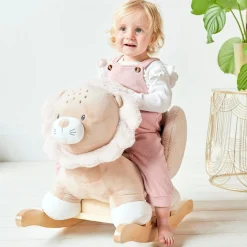 Nattou                    Bascule lion Ernest    Beige