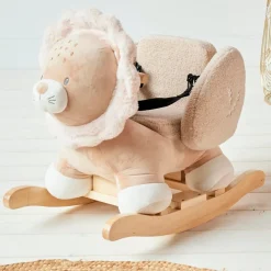 Nattou                    Bascule lion Ernest    Beige