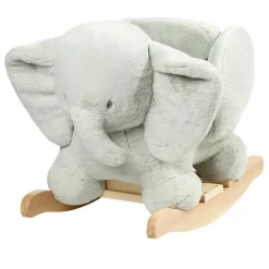 Nattou Bascule Loulou Éléphant Vert tilleul