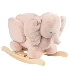 Nattou Bascule Éléphant Fanfan Rose