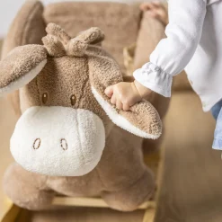 Nattou Bascule Âne Teddy Caramel