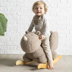 Nattou Bascule Teddy Rhino Taupe