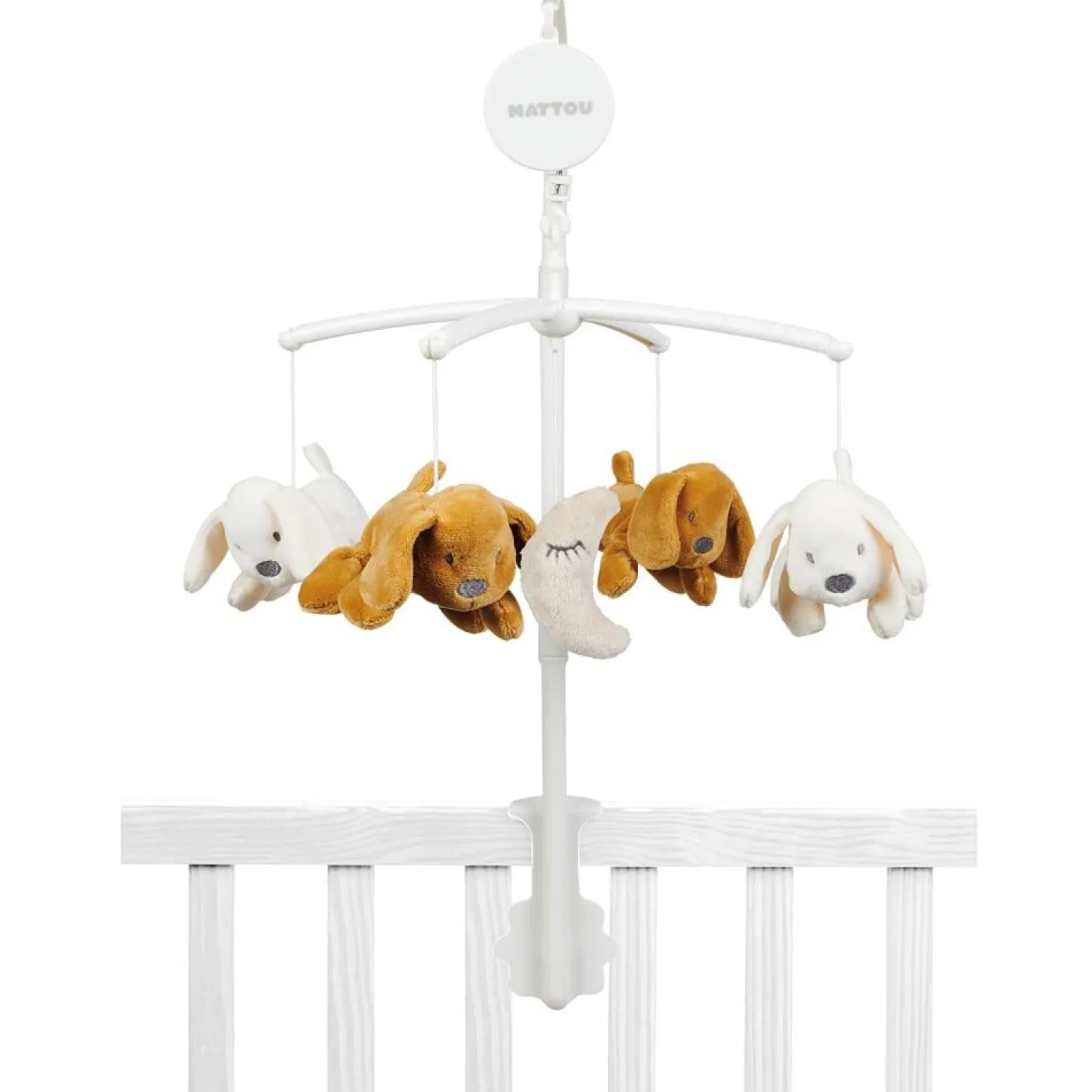 Nattou Charlie mobile musical Vanille/Caramel