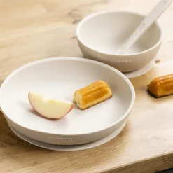Nattou Coffret repas 3 pièces silicone Argile
