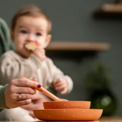 Nattou Coffret repas 3 pièces silicone Terracotta/Étoile