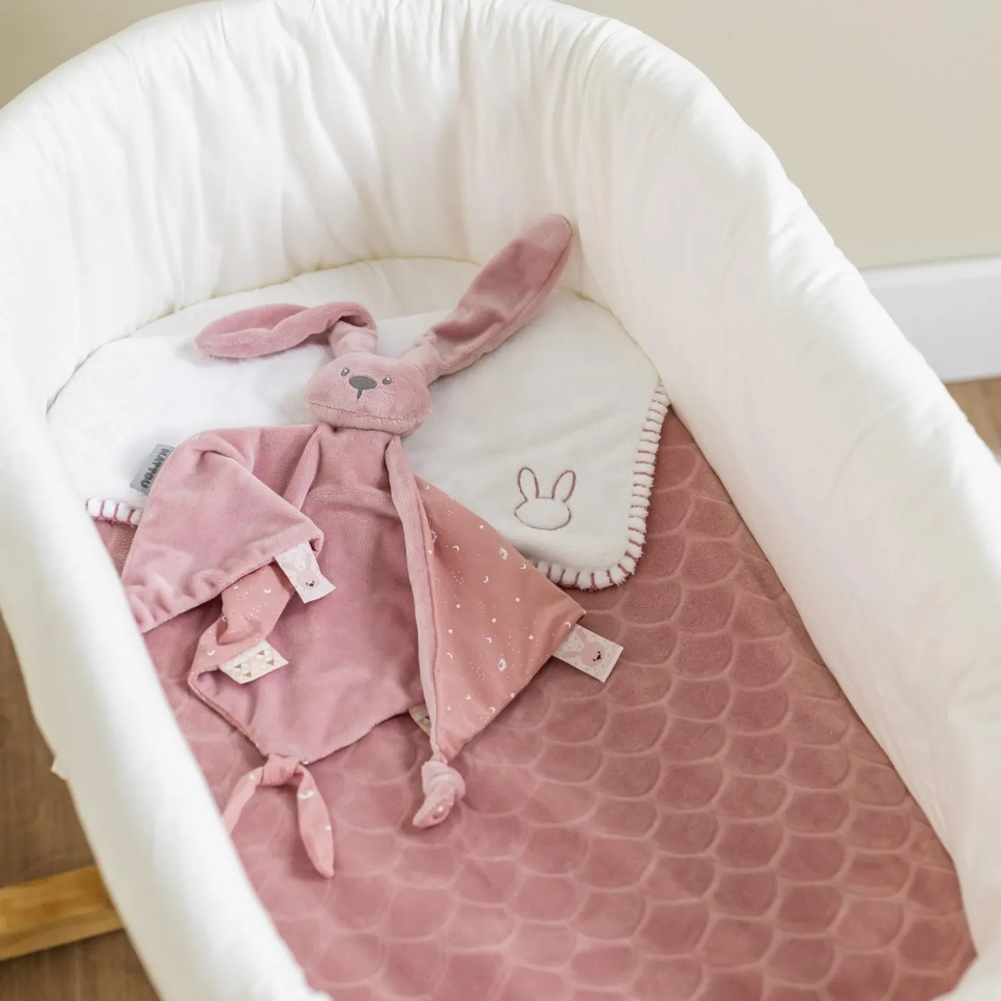 Nattou Couverture super douce Rose