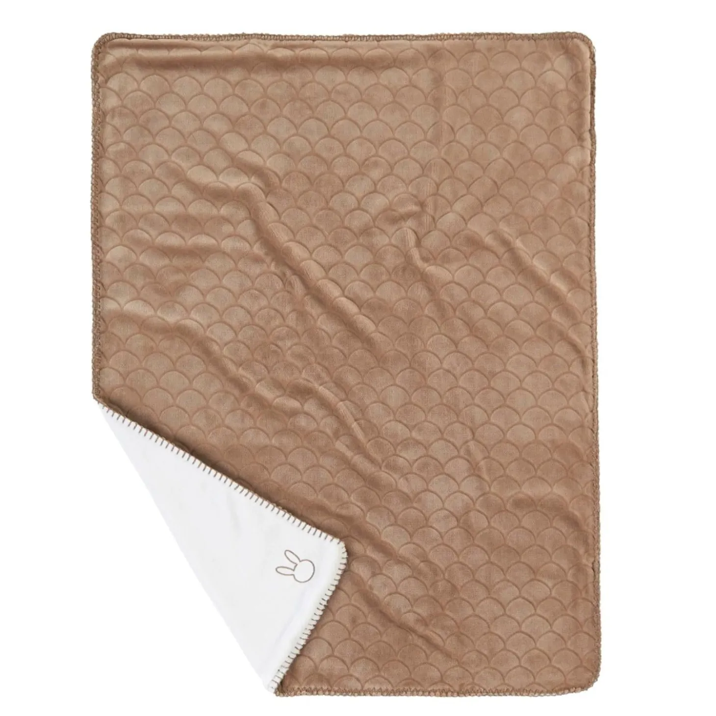 Nattou Couverture super douce Marron
