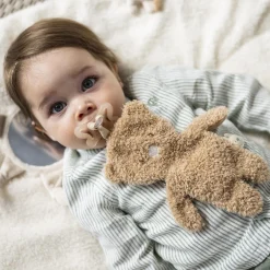 Nattou                    Doudou Attache Tétine Ours Bouclette Teddy    Caramel