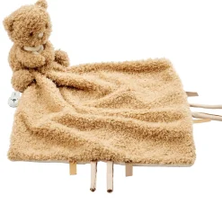 Nattou                    Doudou Câlin Couverture Ours Bouclette Teddy    Caramel