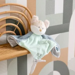 Nattou                    Doudou renard Flo    Vert-Bleu