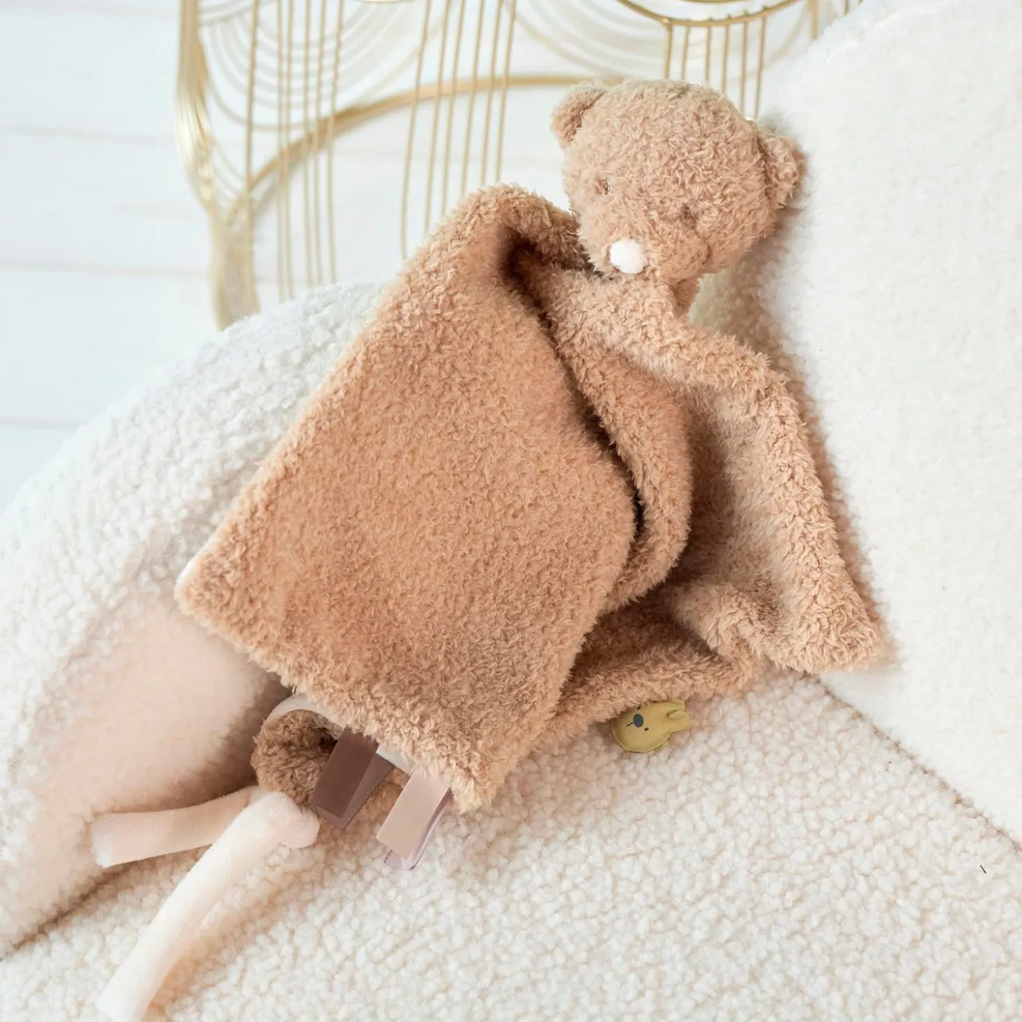 Nattou Doudou teddy maxi Ours Caramel