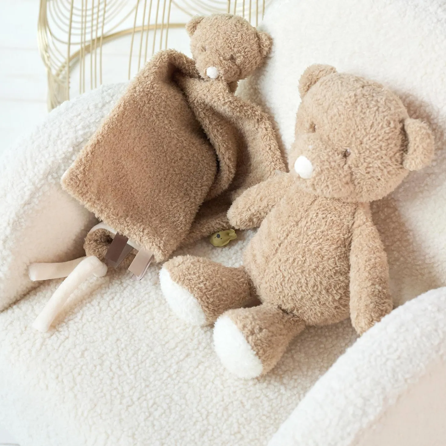 Nattou Doudou teddy maxi Ours Caramel