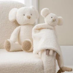Nattou                    Doudou teddy maxi    Souris Écru
