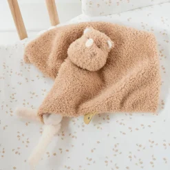 Nattou Doudou teddy Rhino Caramel