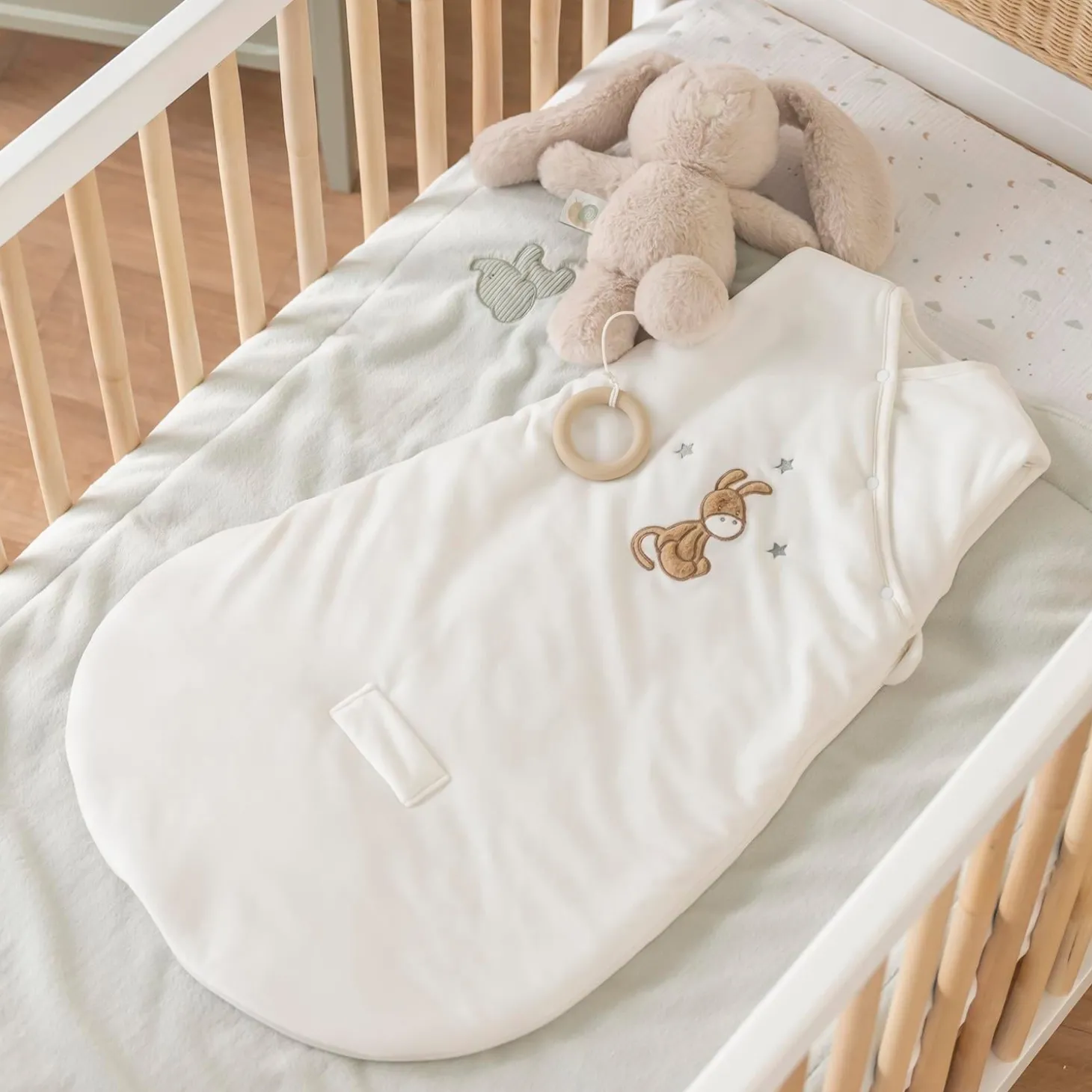 Nattou Gigoteuse Velours Tog 2.5 Loulou Ecru 70 cm / 0-6 mois